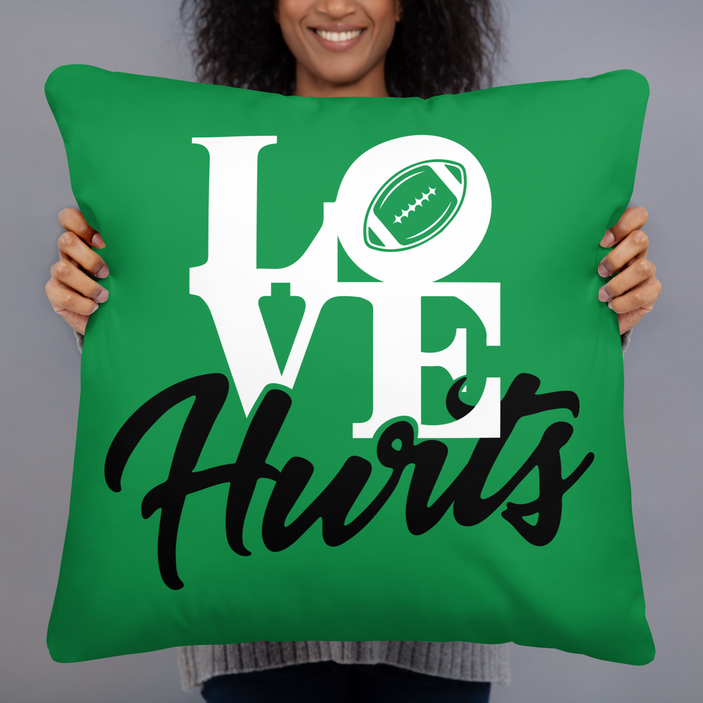 Love Hurts Throw Pillow