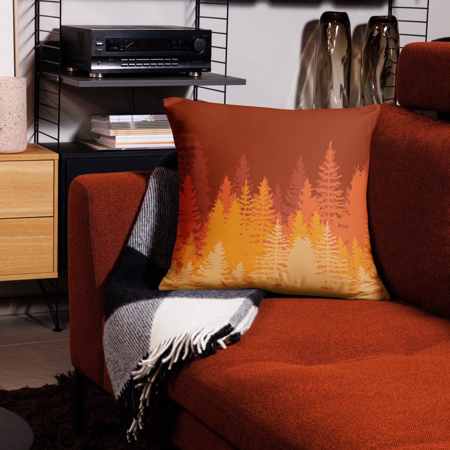 Reversible Fall & Winter Pillow – Seasonal Double-Sided Accent
