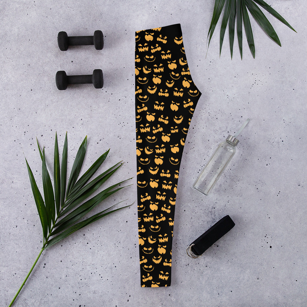 Pumpkin Face Leggings