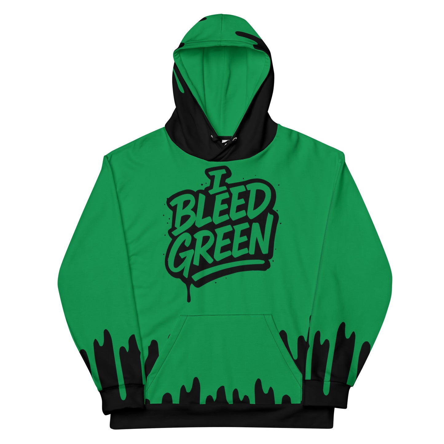 I Bleed Green Eagles Fan All Over Print Hoodie