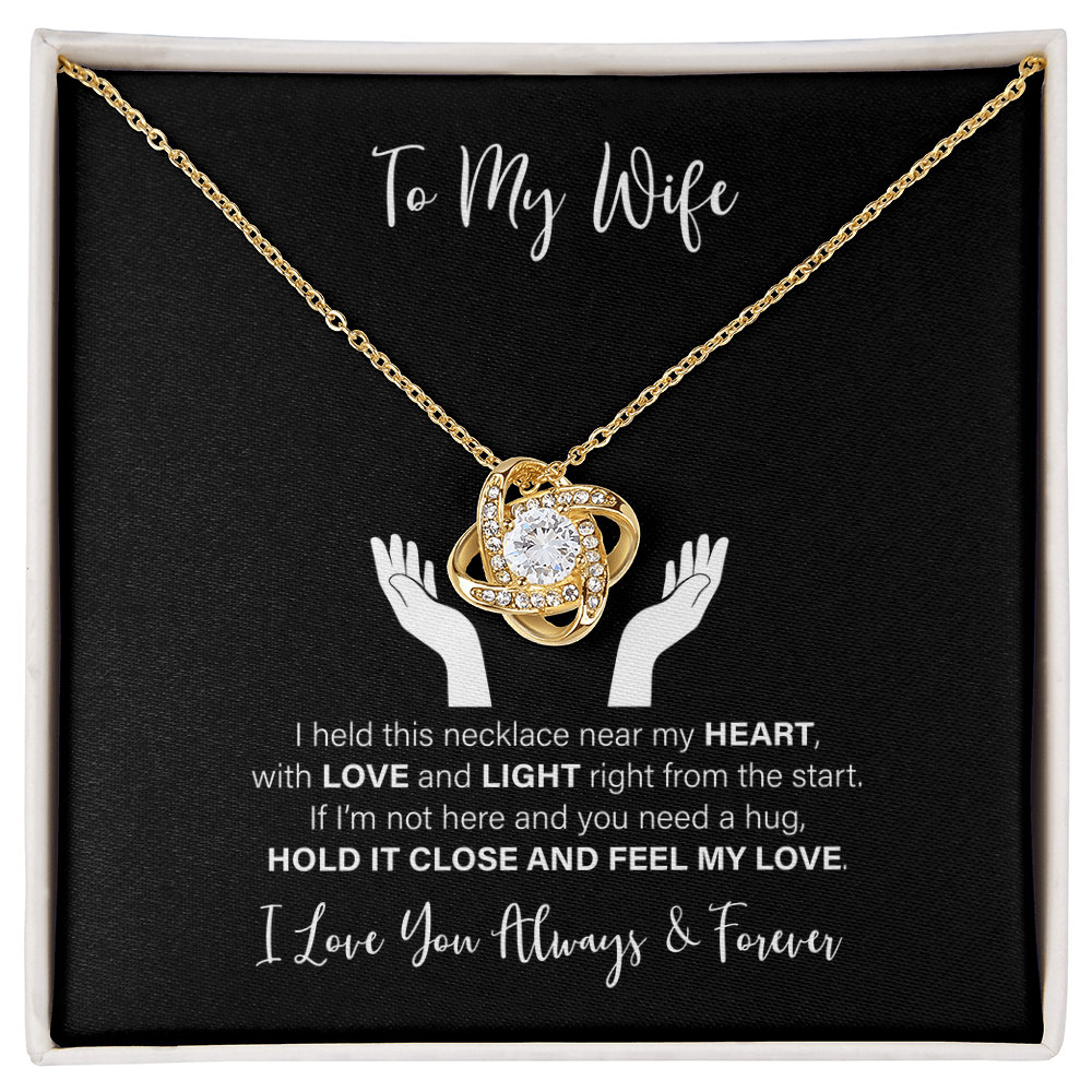 To My Wife - Love Knot Necklace