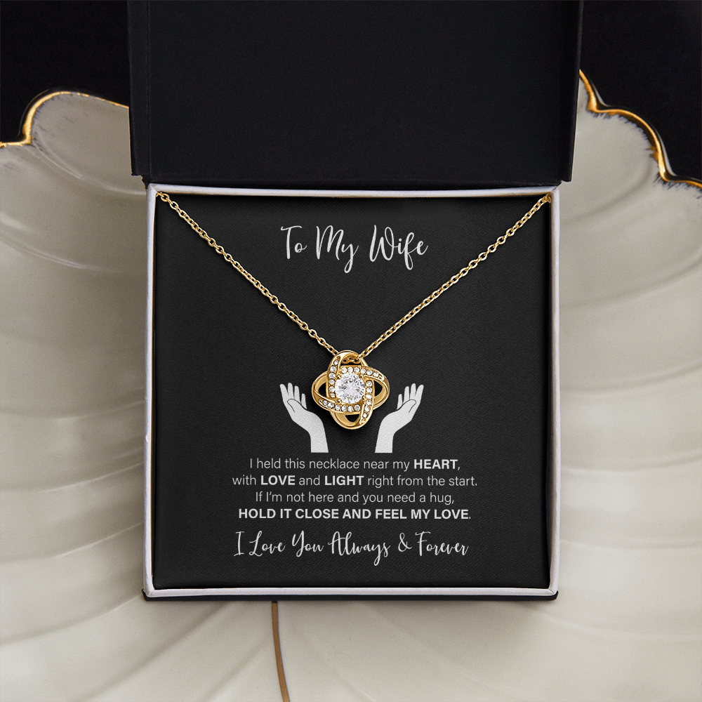 To My Wife - Love Knot Necklace