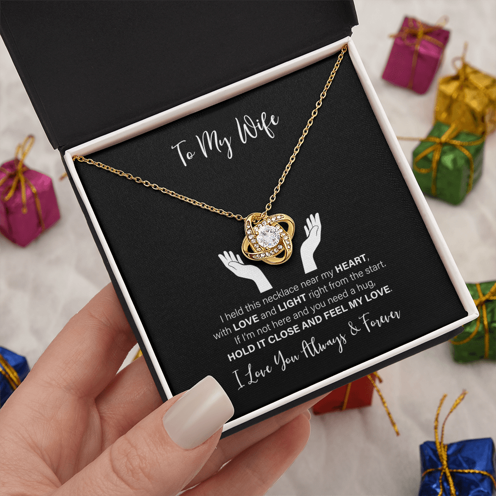 To My Wife - Love Knot Necklace