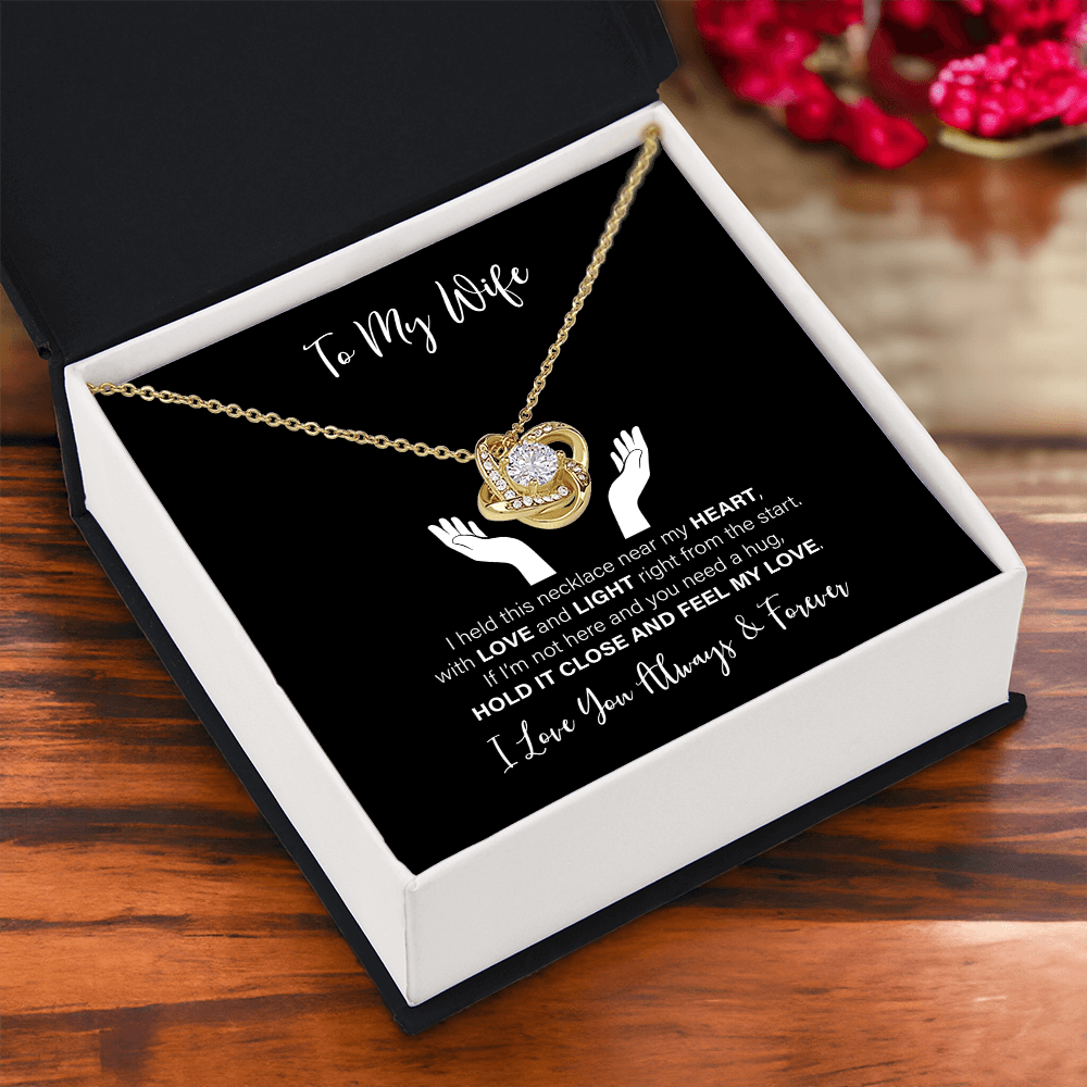 To My Wife - Love Knot Necklace