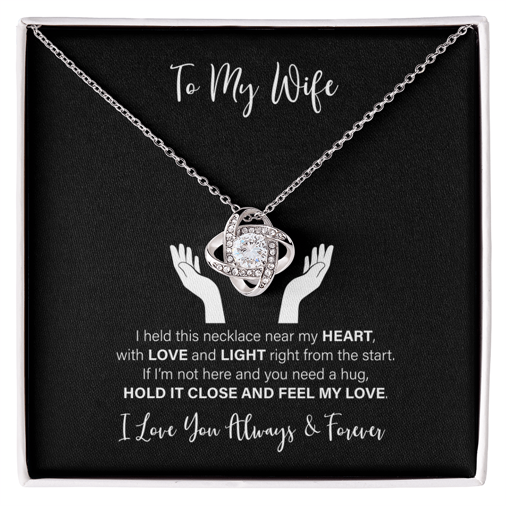 To My Wife - Love Knot Necklace