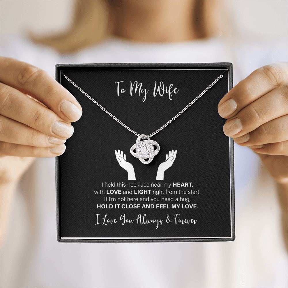 To My Wife - Love Knot Necklace