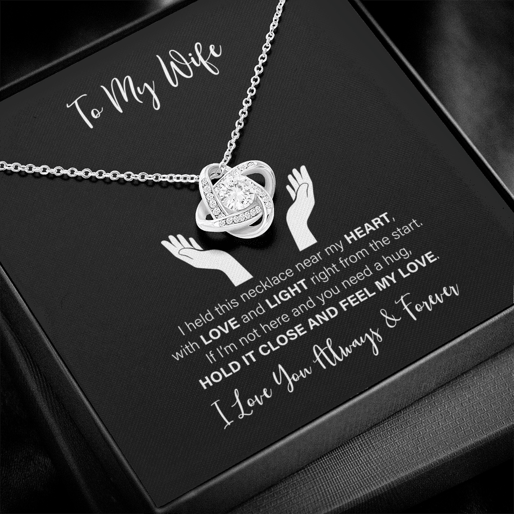 To My Wife - Love Knot Necklace