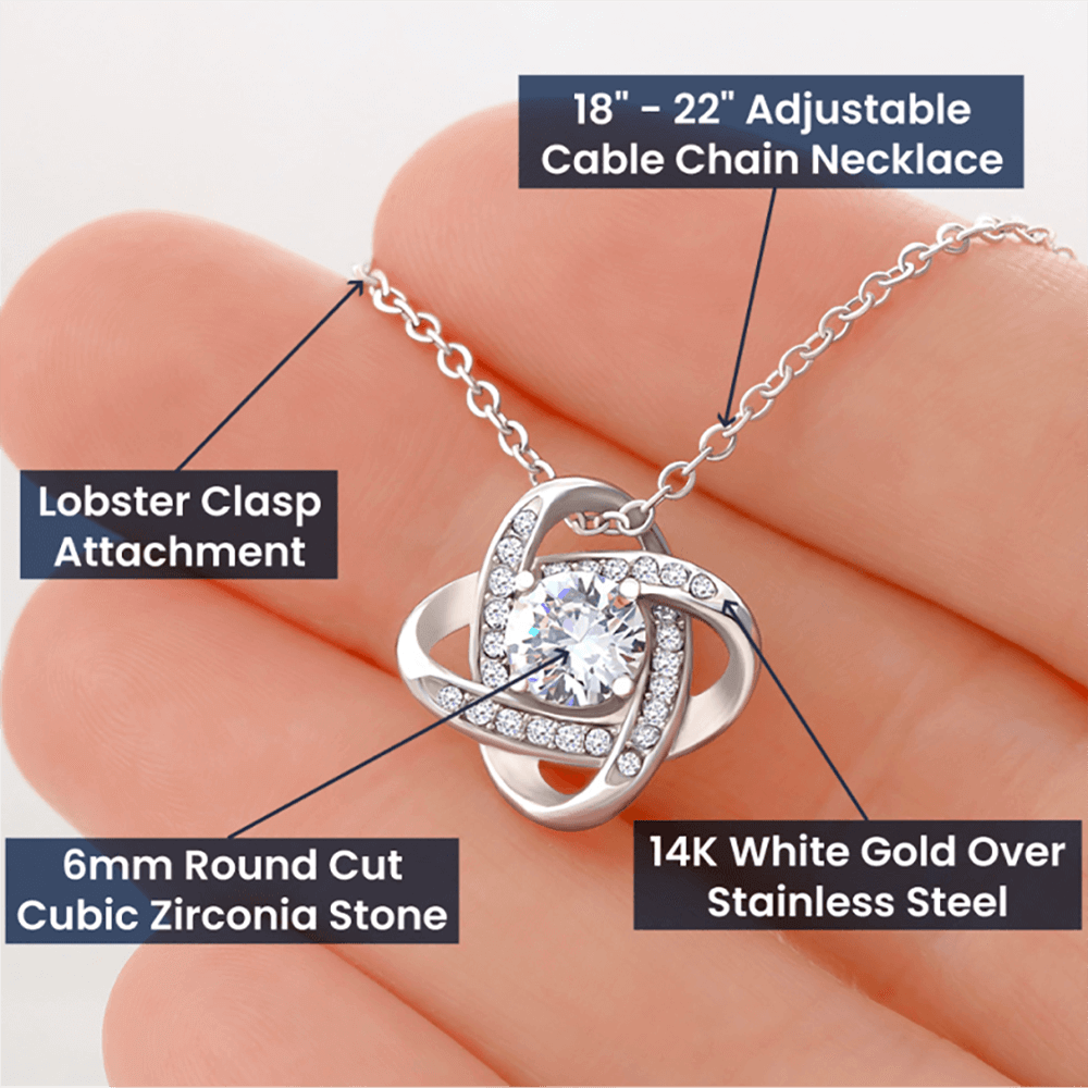 To My Wife - Love Knot Necklace