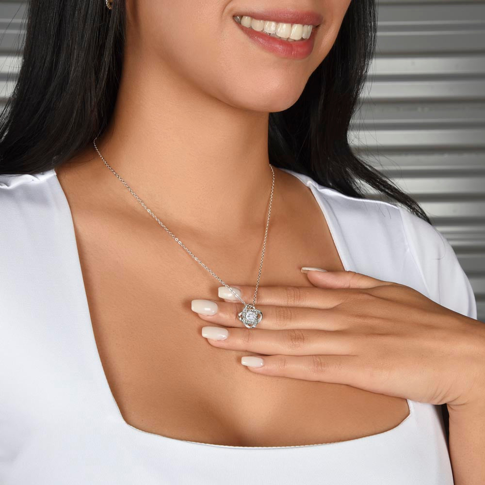 To My Wife - Love Knot Necklace
