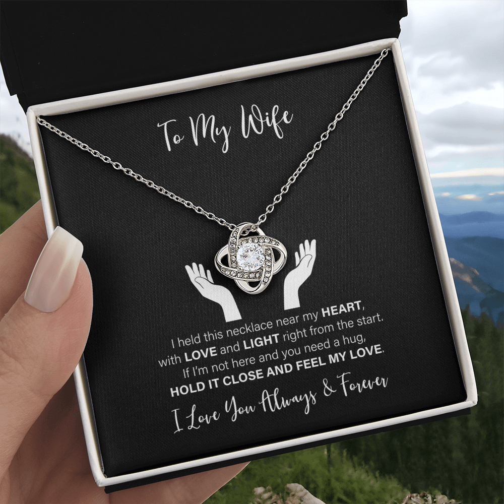 To My Wife - Love Knot Necklace