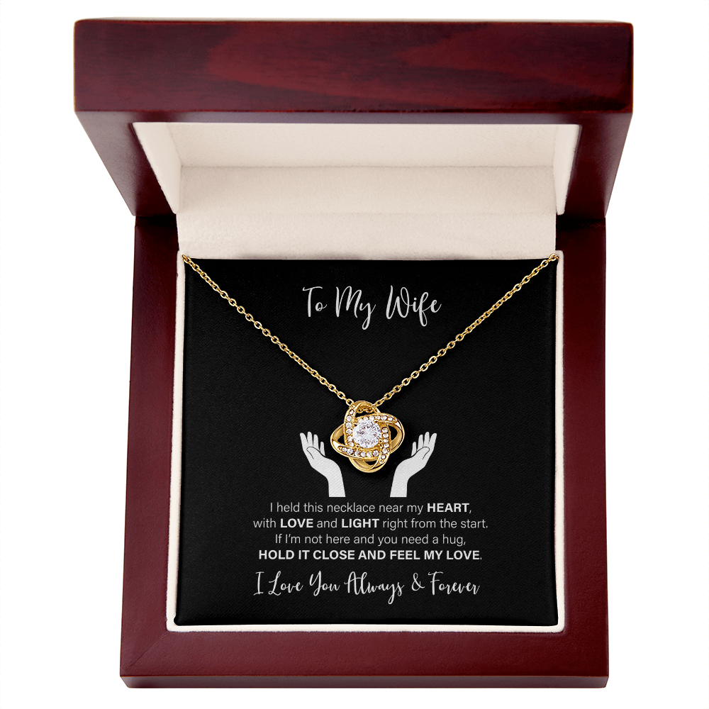 To My Wife - Love Knot Necklace