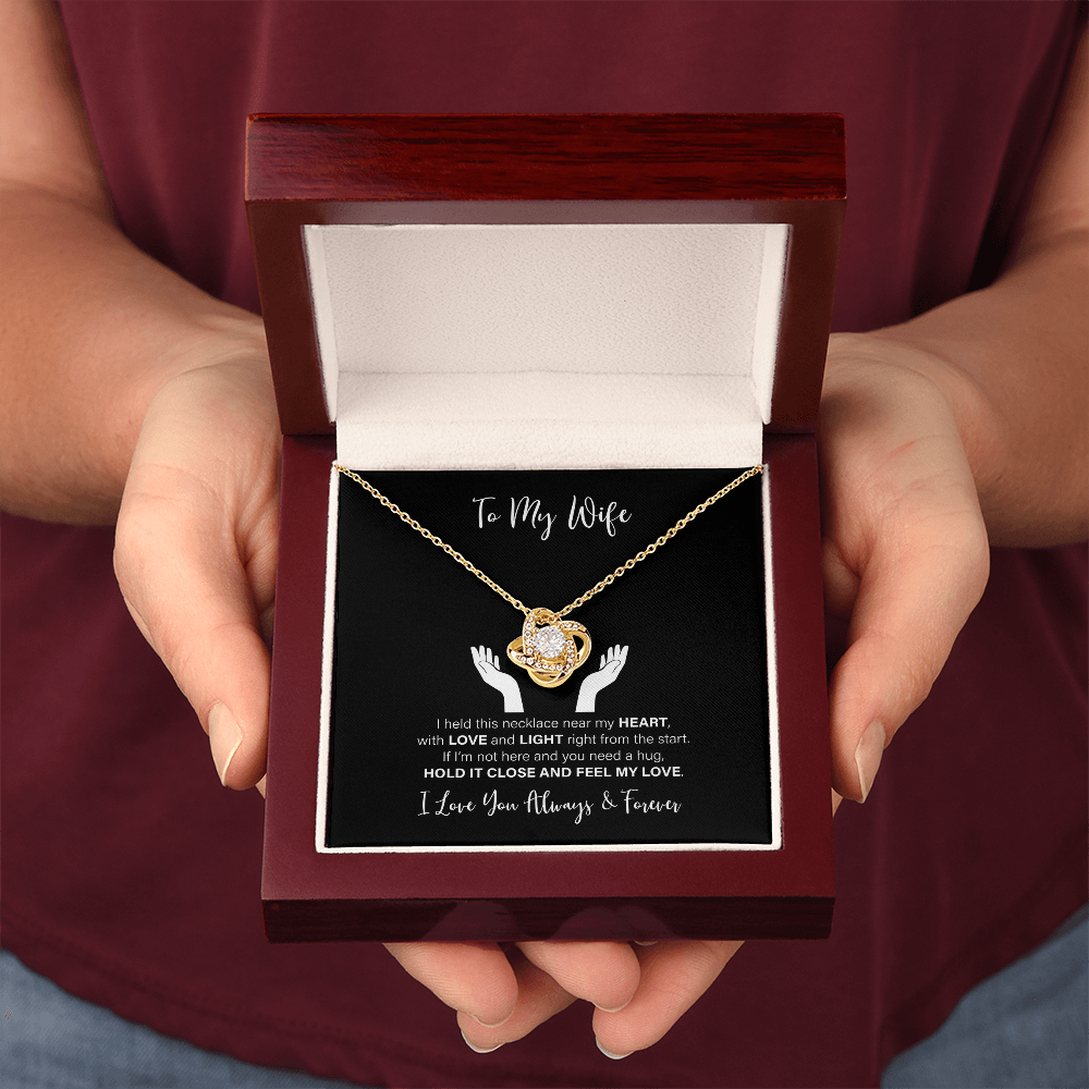 To My Wife - Love Knot Necklace
