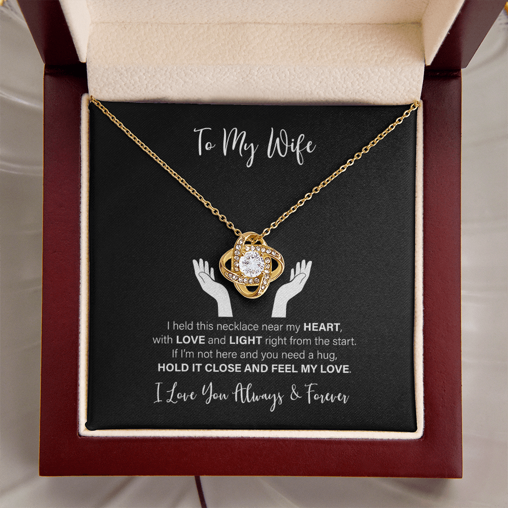 To My Wife - Love Knot Necklace
