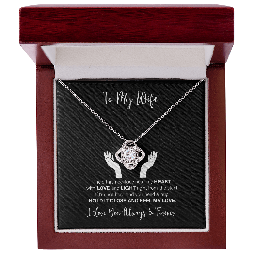 To My Wife - Love Knot Necklace
