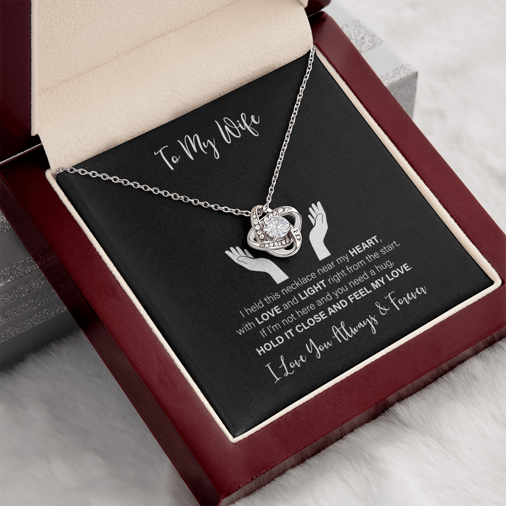 To My Wife - Love Knot Necklace