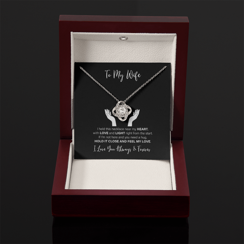 To My Wife - Love Knot Necklace