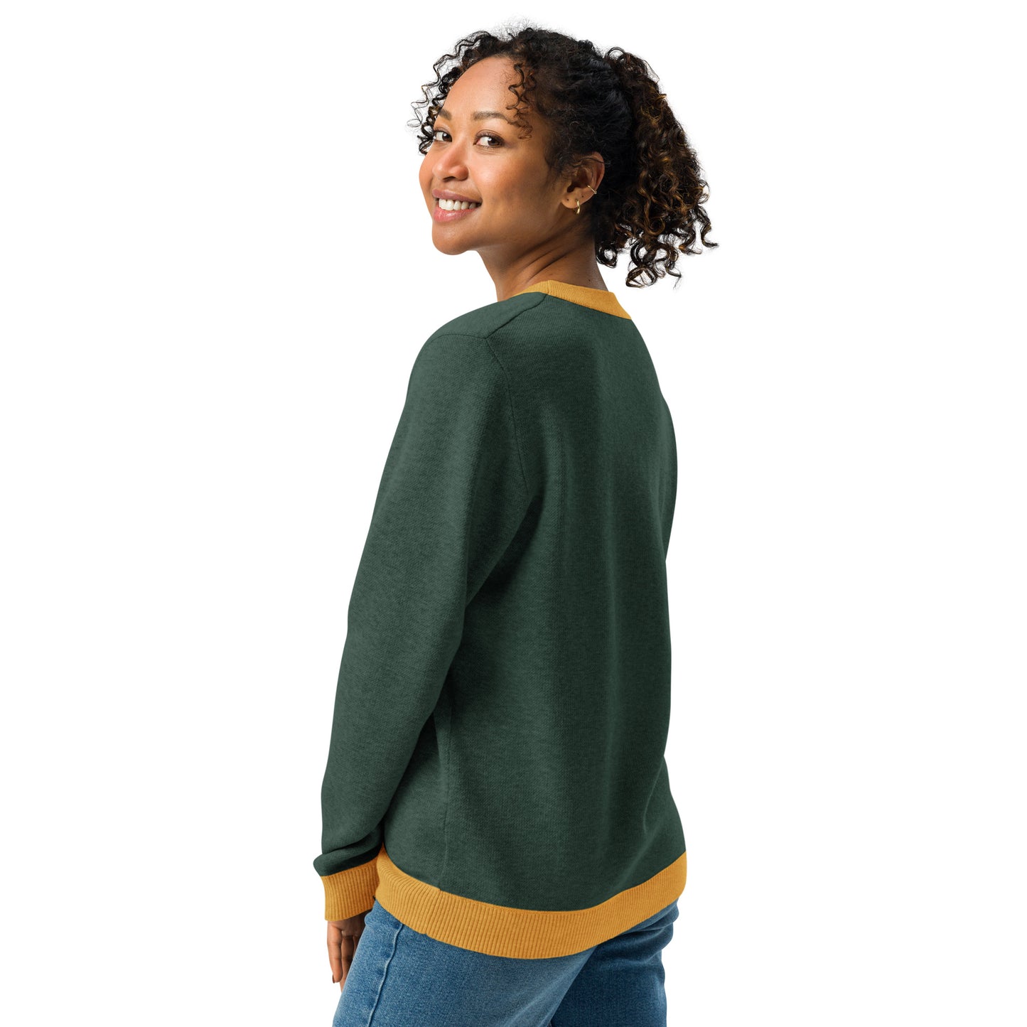WIZOMANIA Knitted crew neck sweater