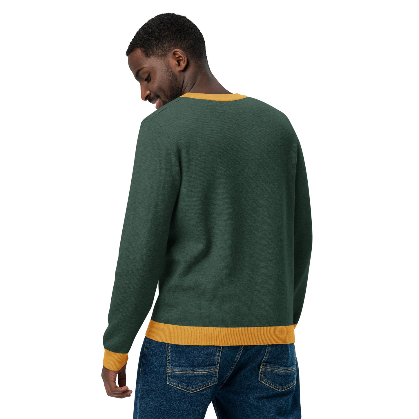 WIZOMANIA Knitted crew neck sweater