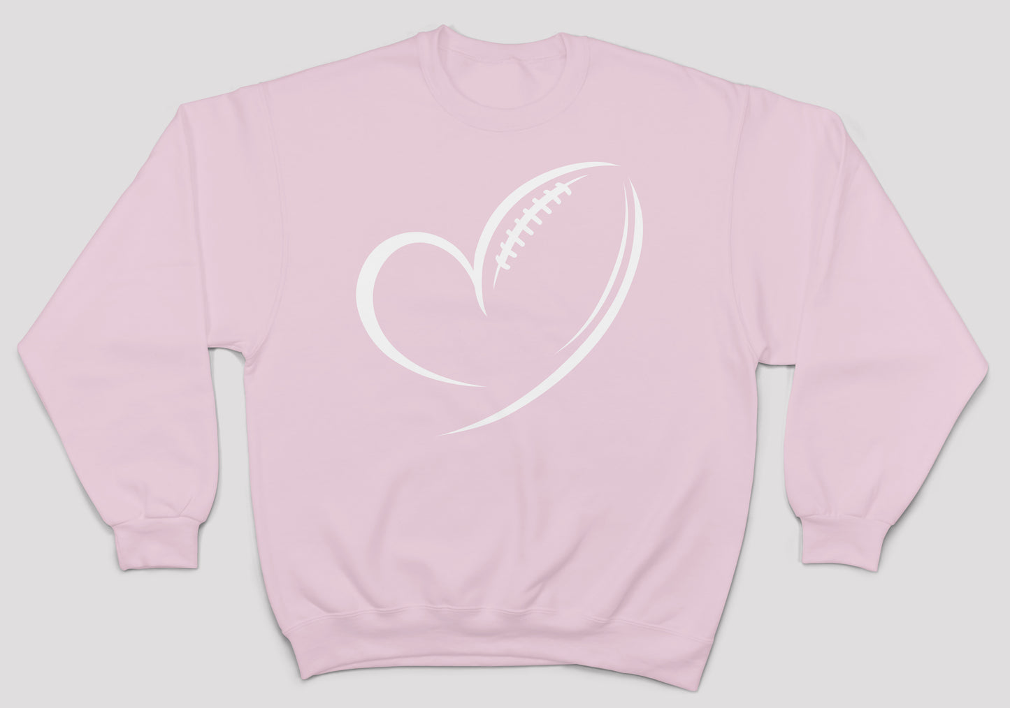 Football Heart Sweatshirt