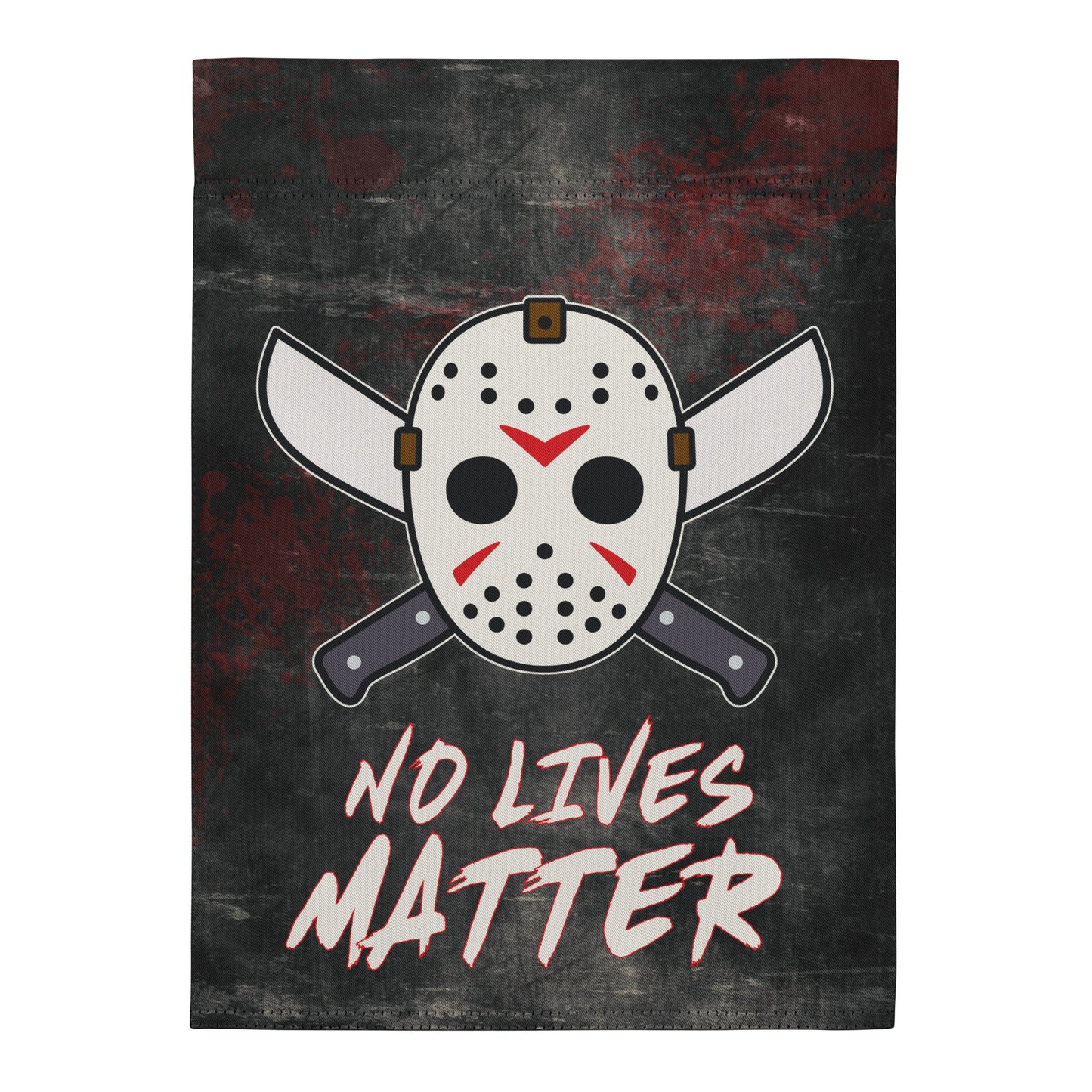 No Lives Matter Garden Flag – Horror Halloween Outdoor Décor