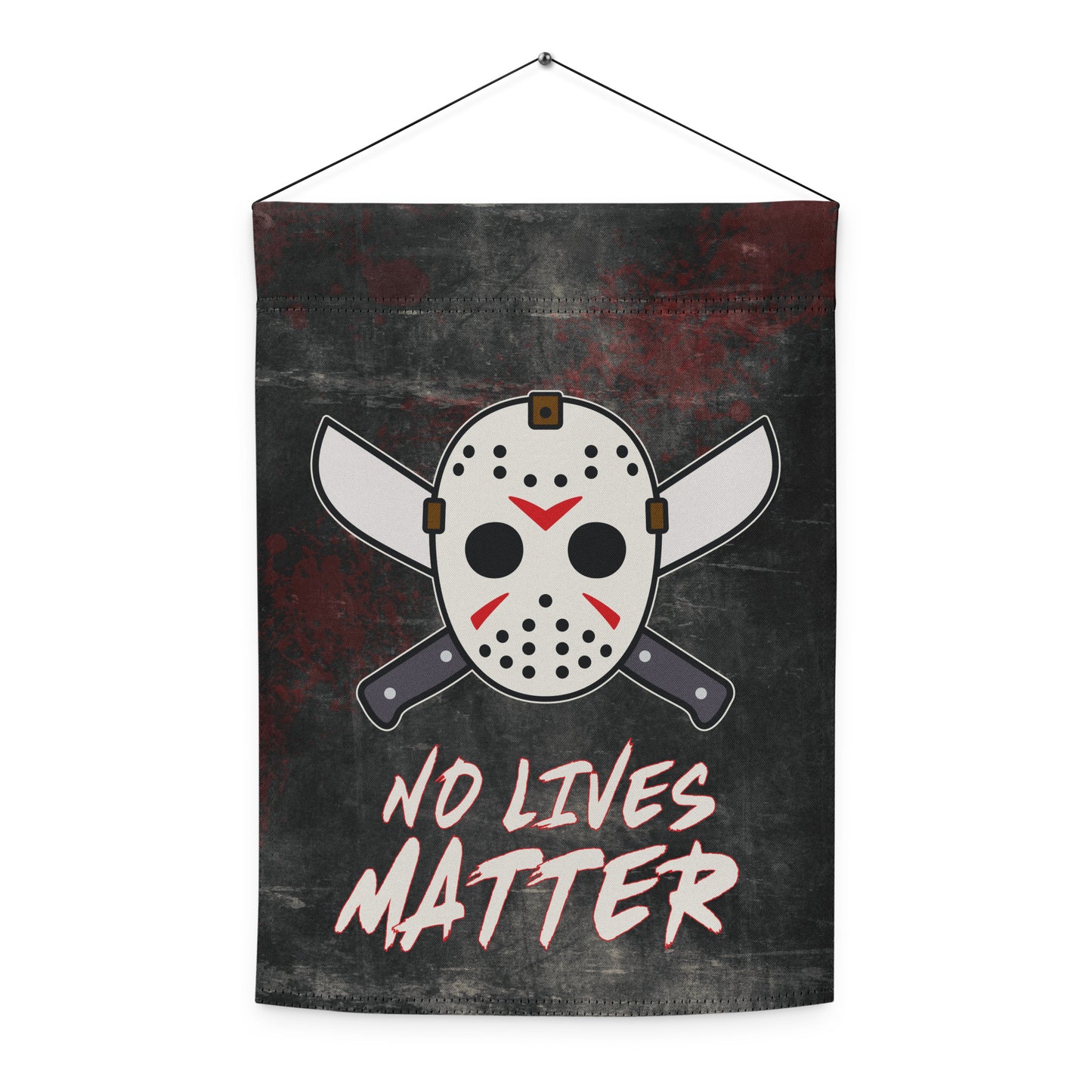 No Lives Matter Garden Flag – Horror Halloween Outdoor Décor