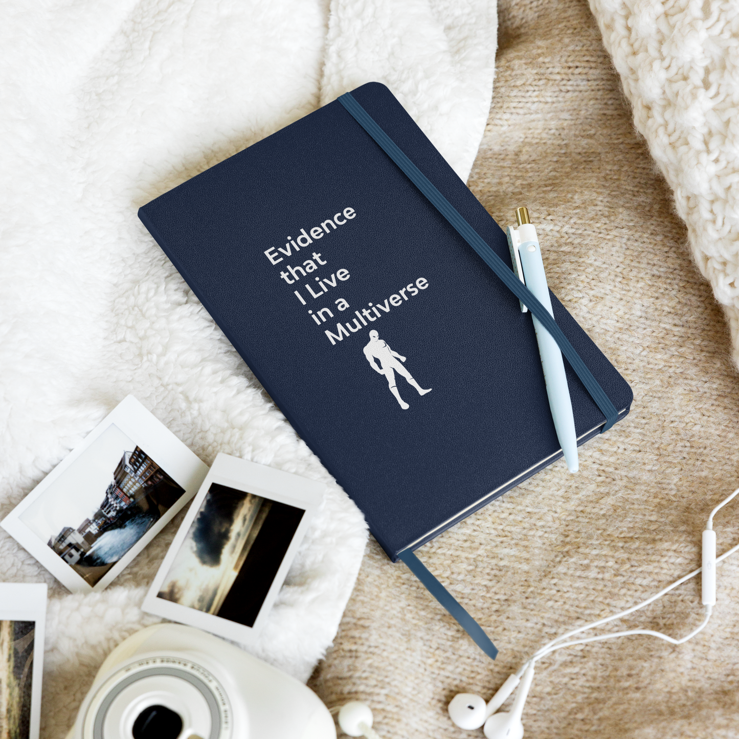Multiverse Hardcover bound notebook with pocket