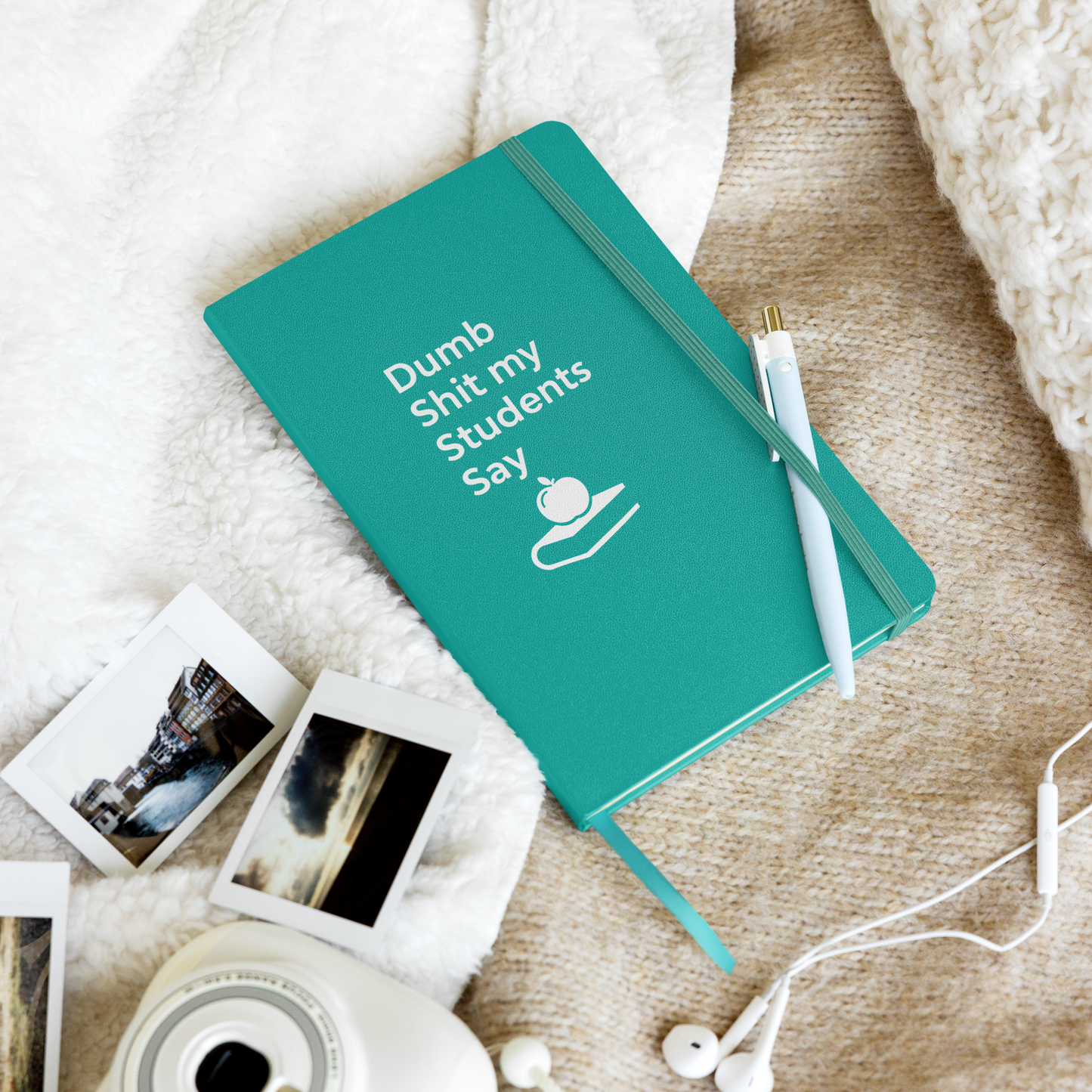 Things My Students Say Hardcover bound notebook with pocket