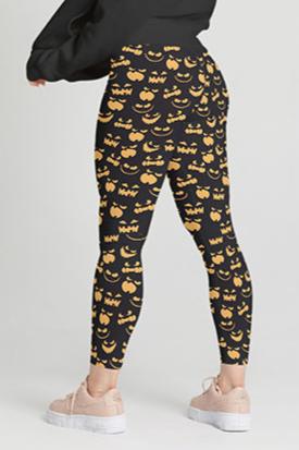 Pumpkin Face Leggings