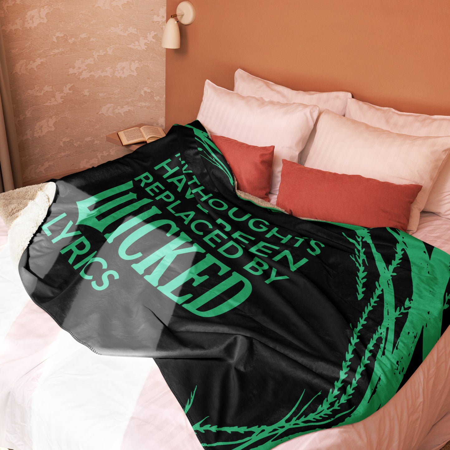 My Thoughts Have Been Replaced Sherpa Blanket