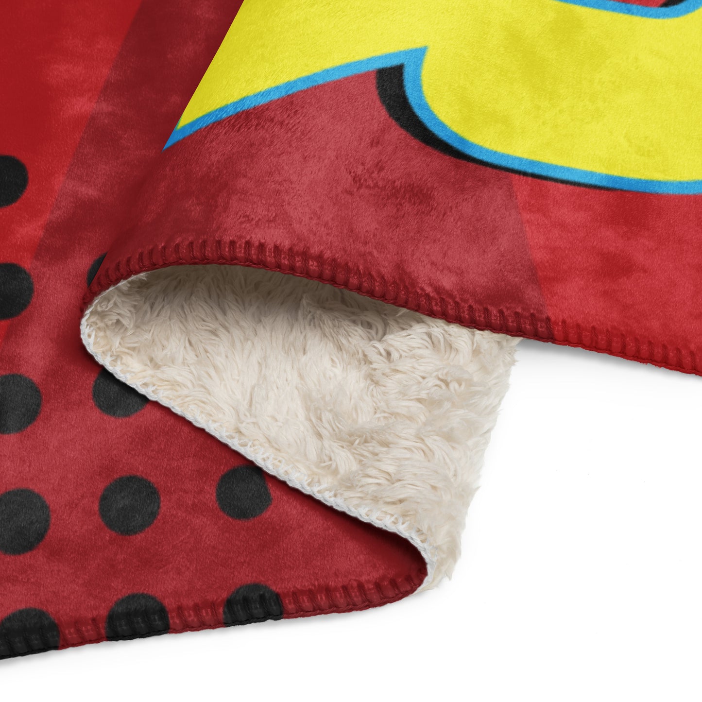 Wonder WomMom Sherpa blanket