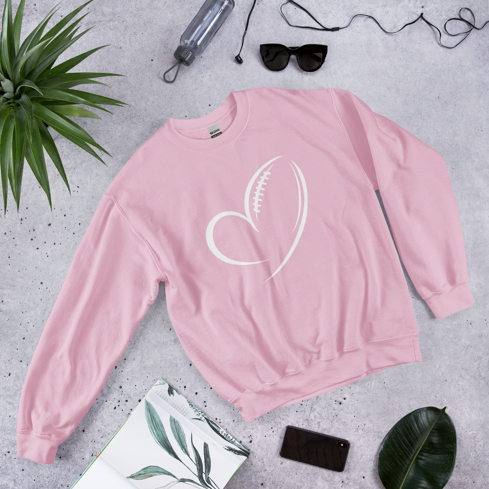 Football Heart Sweatshirt