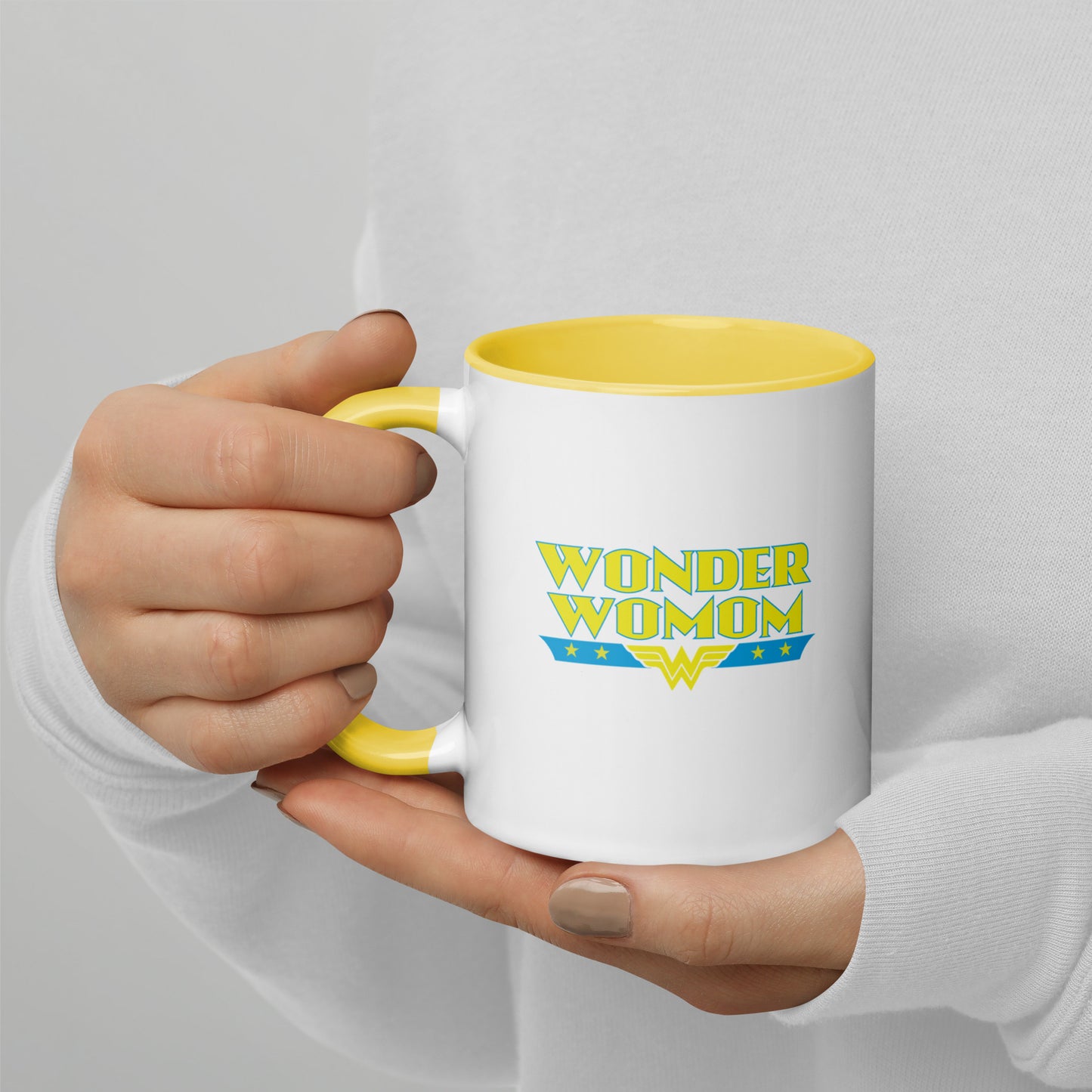 Wonder WoMom Mug with Color Inside