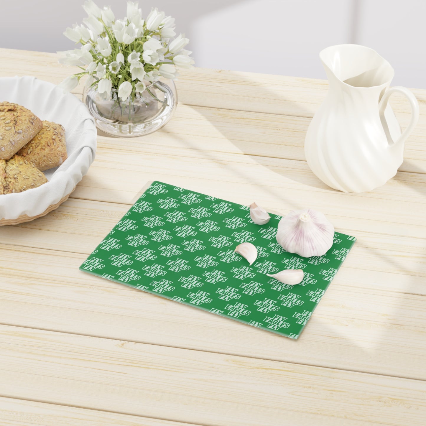 Fly Eagles Fly Tempered Glass Cutting Board
