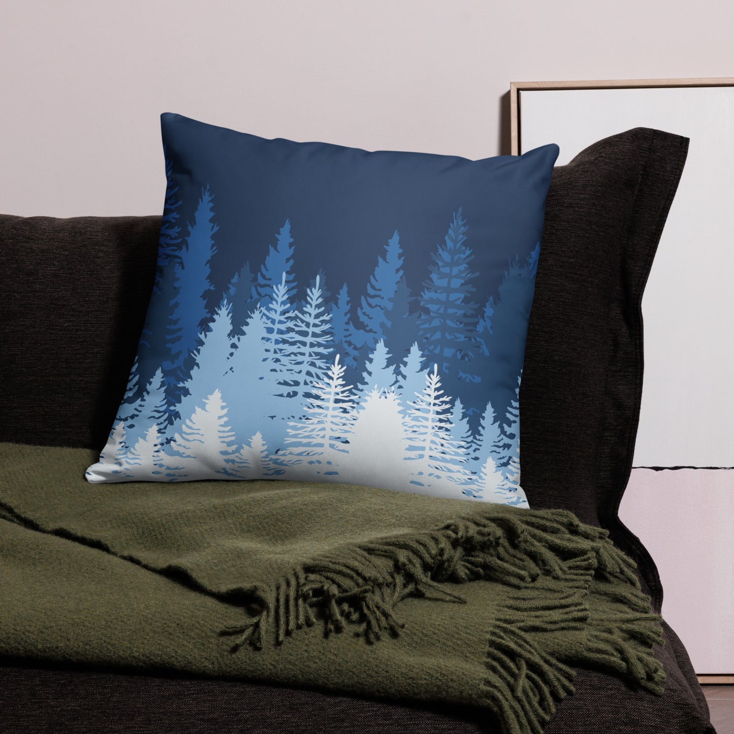 Reversible Fall & Winter Pillow – Seasonal Double-Sided Accent