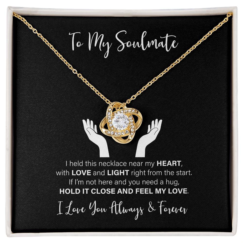 To My Soulmate - Love Knot Necklace