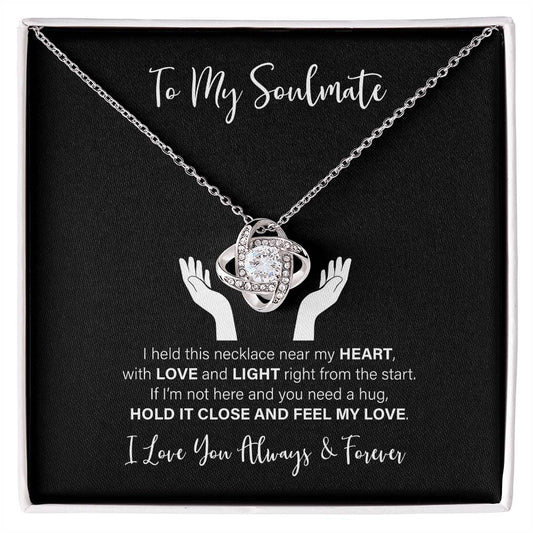 To My Soulmate - Love Knot Necklace