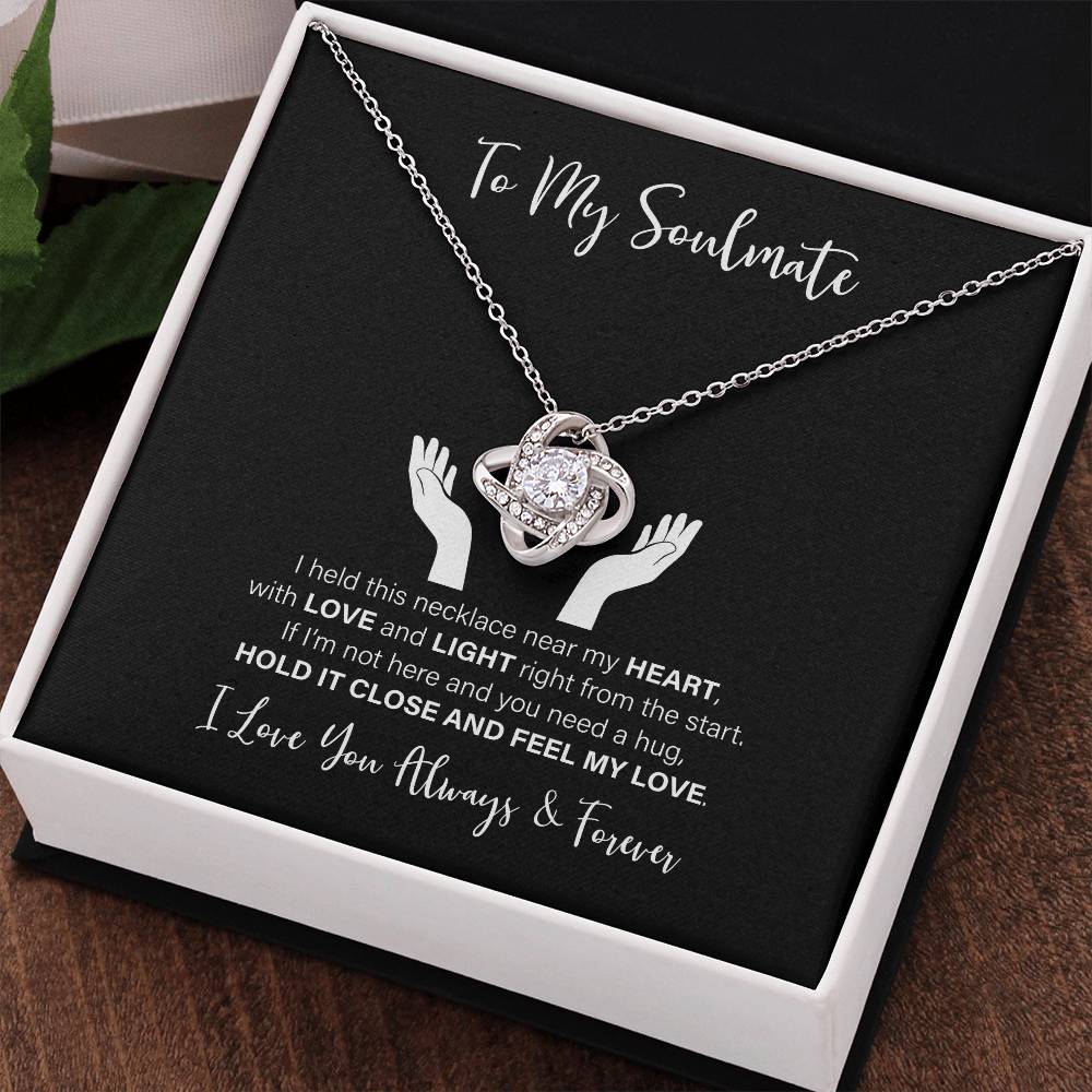 To My Soulmate - Love Knot Necklace