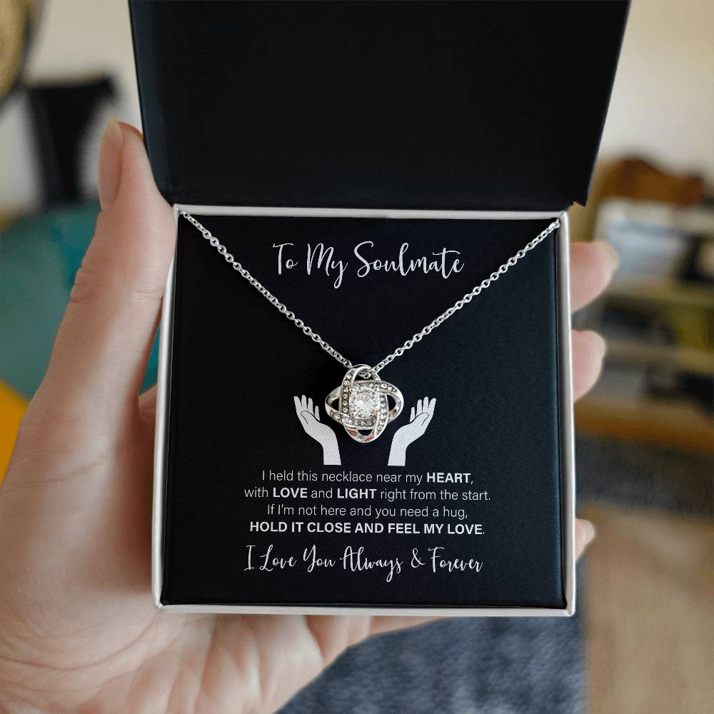 To My Soulmate - Love Knot Necklace