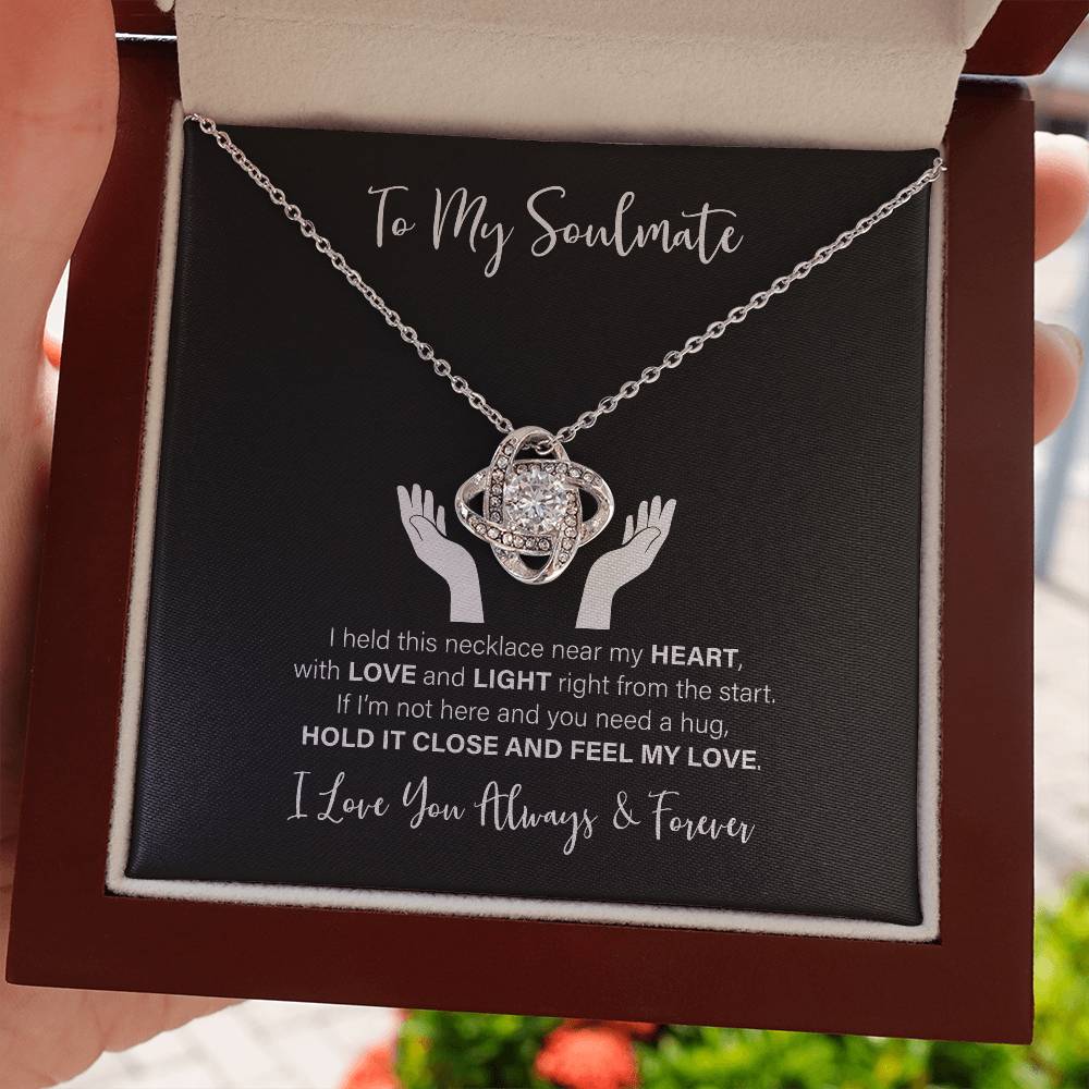 To My Soulmate - Love Knot Necklace