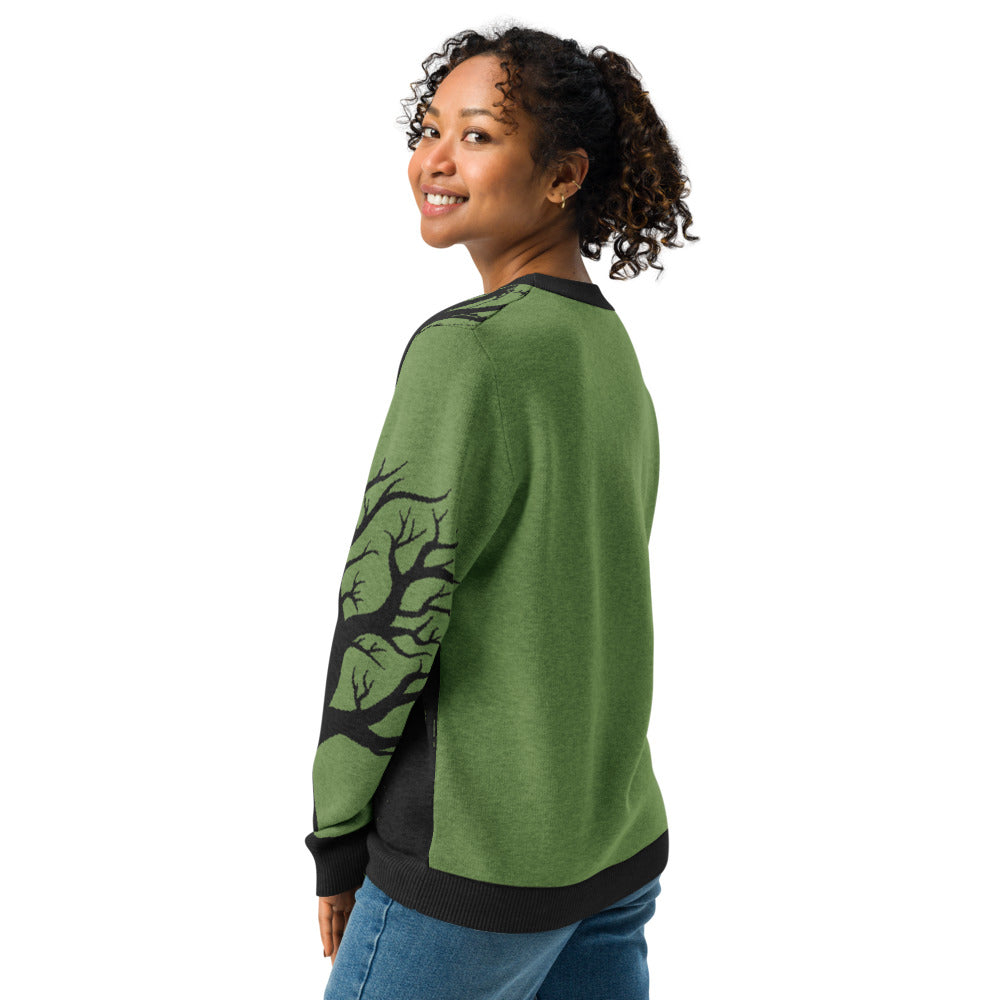 Look to the Western Sky Knitted Crew Neck Sweater