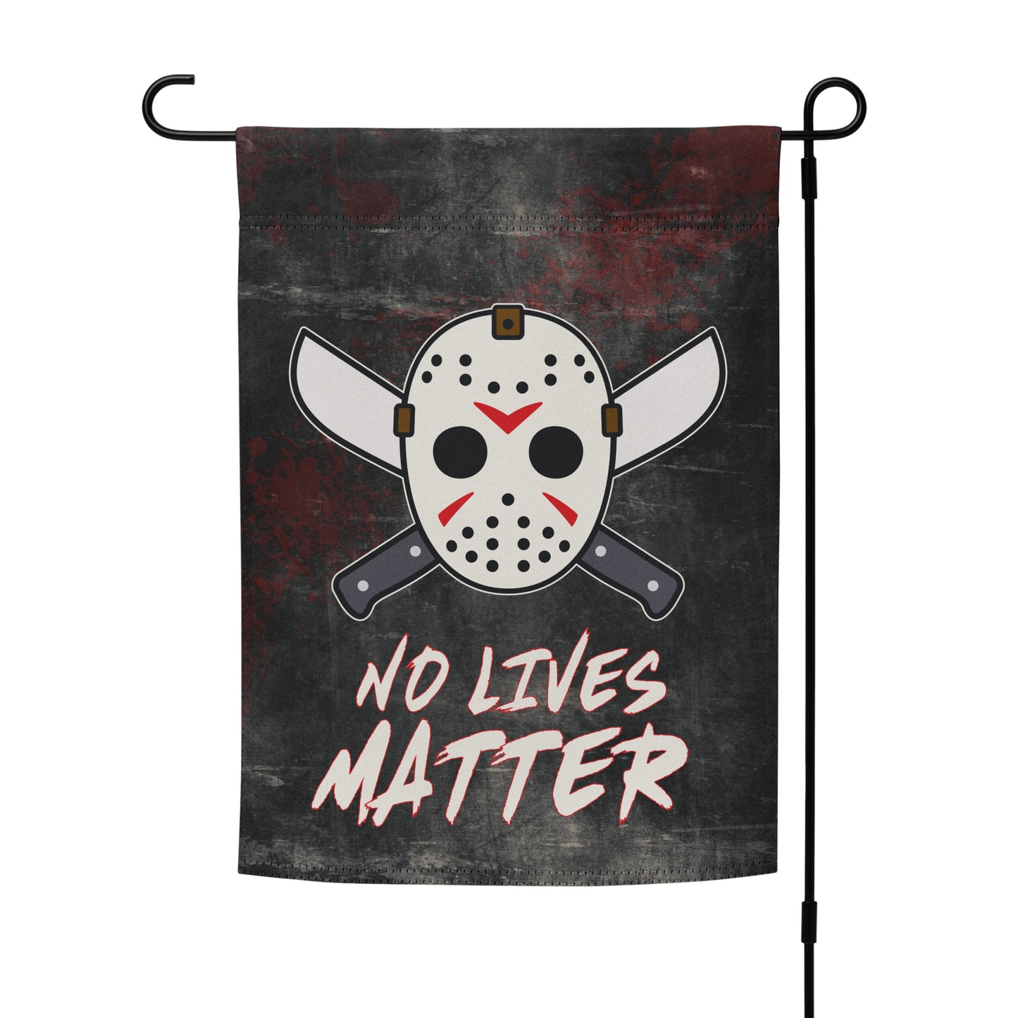 No Lives Matter Garden Flag – Horror Halloween Outdoor Décor