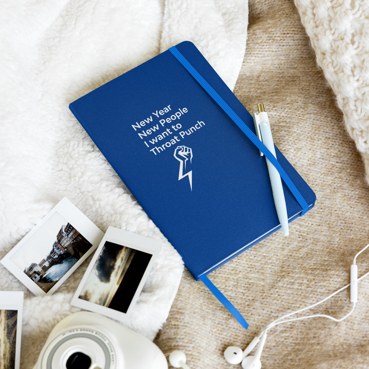 I Love My Dog Hardcover bound notebook with pocket