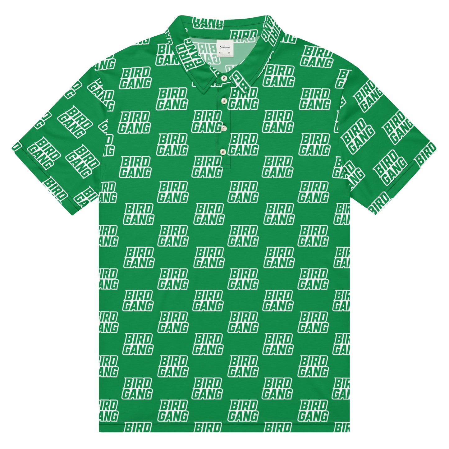 Bird Gang All Over Men’s Slim Fit Polo