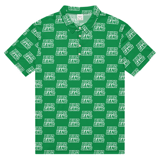 Bird Gang All Over Men’s Slim Fit Polo