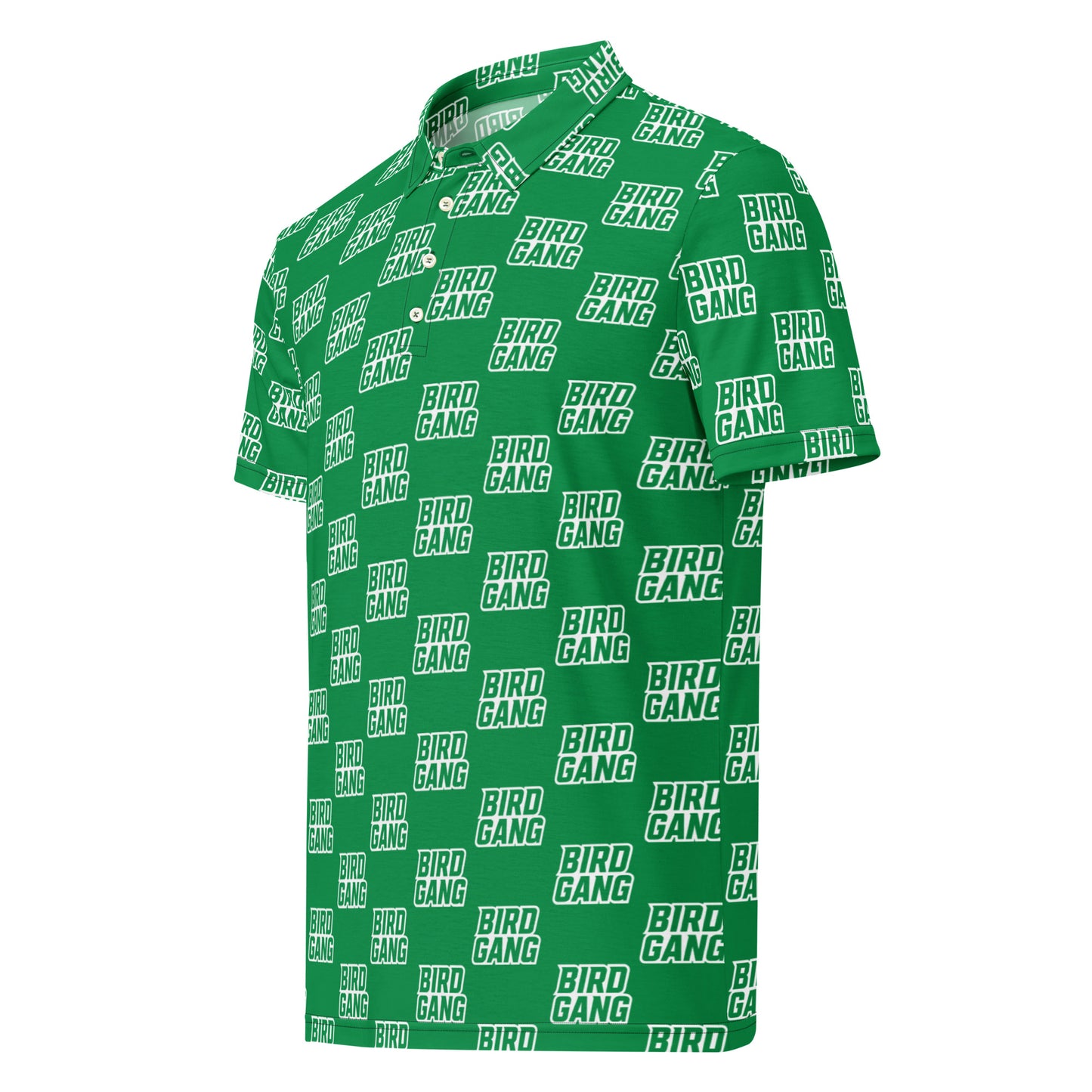 Bird Gang All Over Men’s Slim Fit Polo