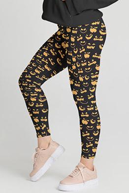Pumpkin Face Leggings