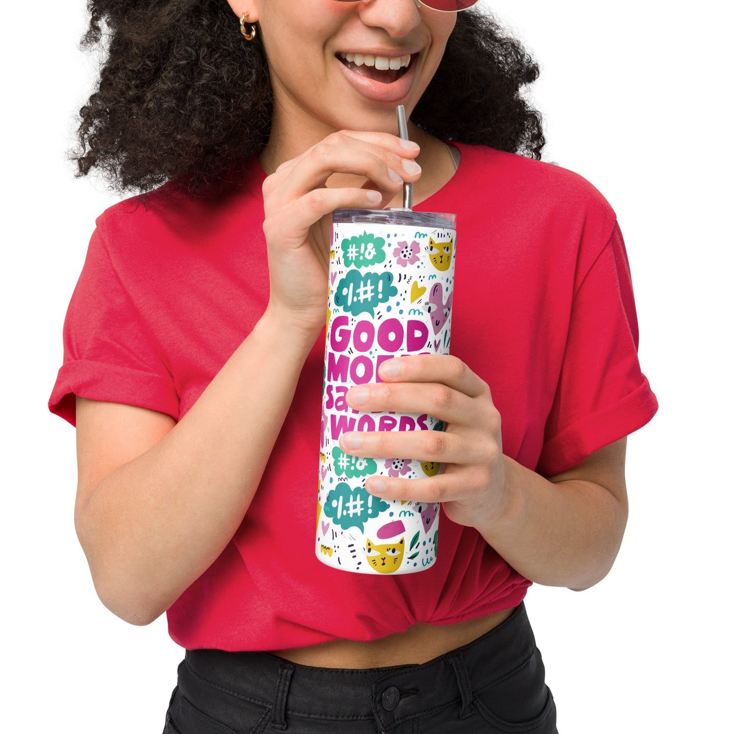 Good Moms Say Bad Words Stainless Steel Tumbler