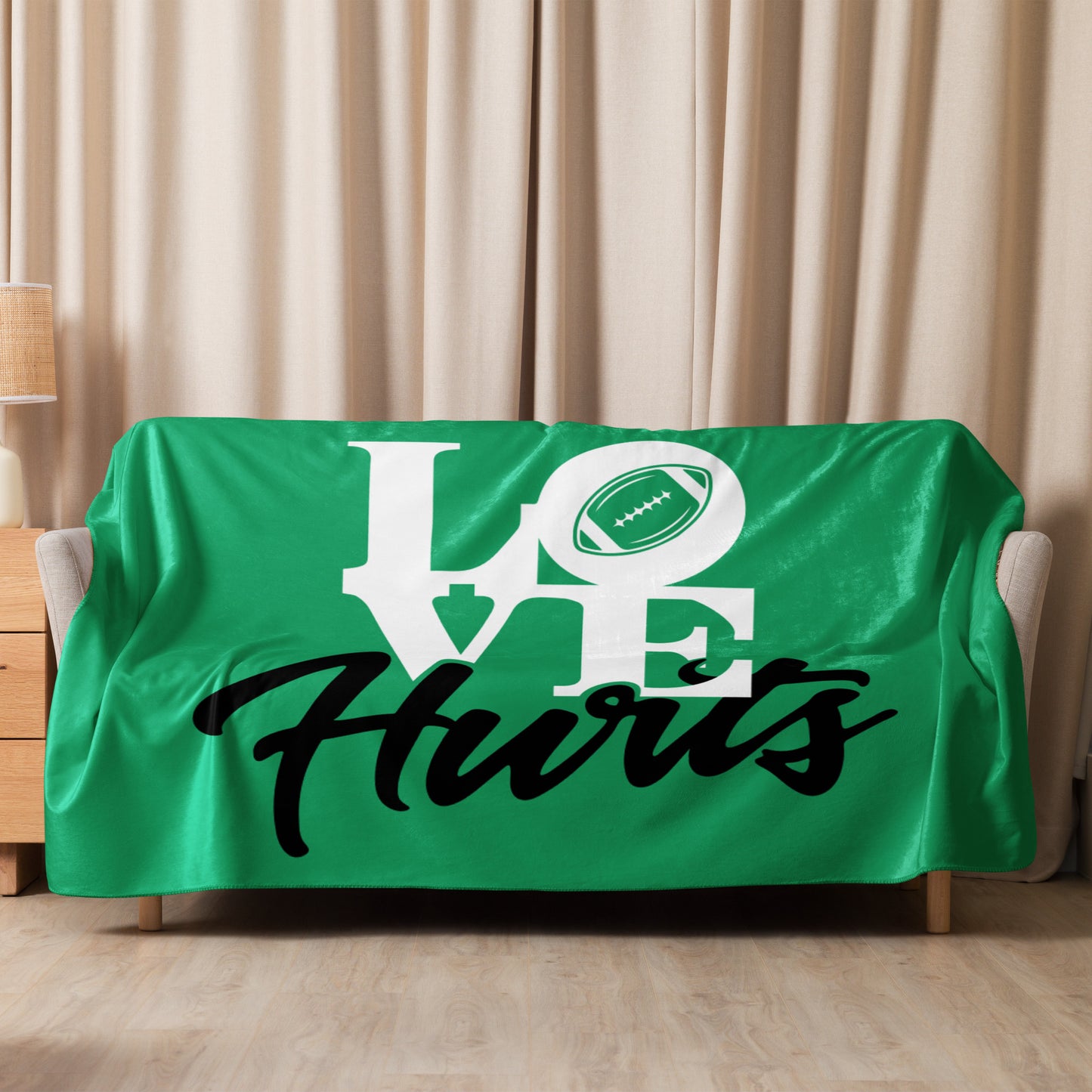 Love Hurts Eagles Sherpa blanket