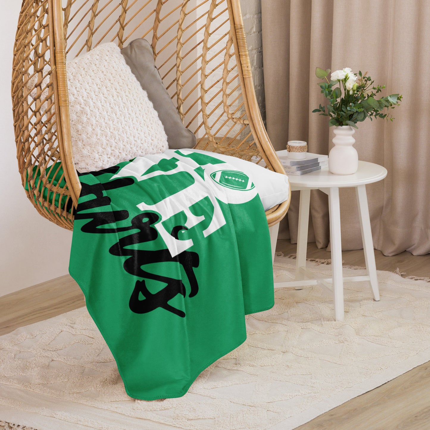 Love Hurts Eagles Sherpa blanket