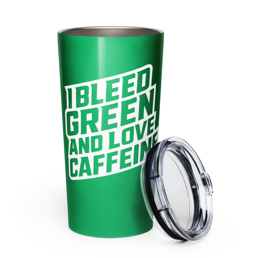 I Bleed Green Tapered Stainless Steel Tumbler